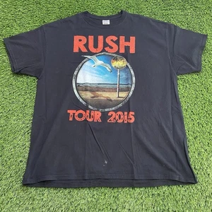 Rush Tour 2015 R40 Men’s Black XL T-Shirt North America Concert Music Seagull - Picture 1 of 8