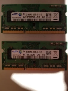 Two (2) Samsung 2GB 1Rx8 PC3-10600S-09-11-B2 --FREE U.S. SHIPPING -- - Picture 1 of 2