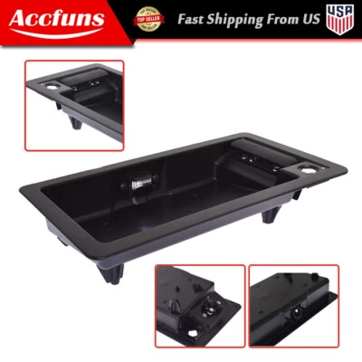 Manija de puerta trasera y soporte de etiqueta de matrícula de carga para Ford Van E150 E250 E350 Foto 1 de 4