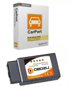 Interfaz Bluetooth original CARPORT START OBD 2 diagnóstico para VW Audi Seat Skoda - Imagen 1 de 7