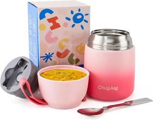 Thermo for Hot Food for Adults Kids | Wide Mouth, 18 Oz Insulated Food Jar with - Picture 1 of 12