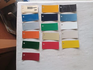 Late 70's Ford Berger Paint Colour Swatches XC XD Falcon Escort Cortina - Picture 1 of 5