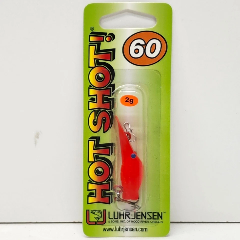 Рыболовная приманка Luhr Jensen Hot Shot 60 Fluorescent Red Fire 5433-060-0913 - Изображение 1 из 4