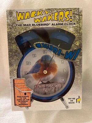 Wacky Wakers Birdie Alarm Clock Chirps New in Box Fun Wacky Animal Clock - Image 1 of 3