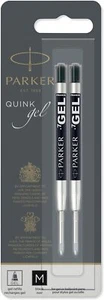 Parker Quink Gel Refills for Ballpoint Pens, Medium Point, 3 Packs of 2 Refills - Picture 1 of 9