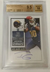 Todd Gurley RAMS 2015 Panini Contenders #238A Rookie Card rC BGS 9.5 Auto 10 Gem - Picture 1 of 1