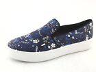 MICHAEL KORS Slip On Sneakers JANELLE Blue Floral Hawaiian US 10.5/40.5 $275