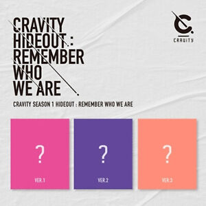 CRAVITY SEASON1 HIDEOUT:REMEMBER WHO WE ARE Album 3Ver SET+3Book+3Card SEALED
