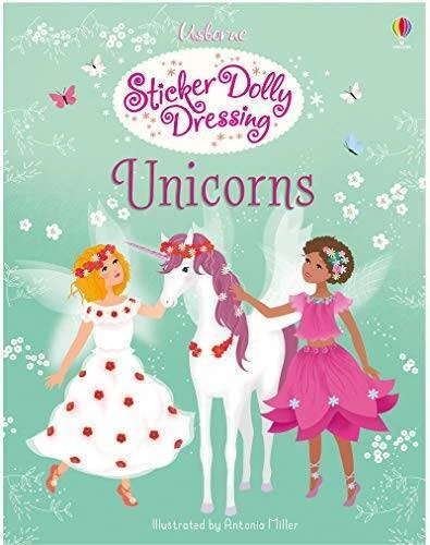 Sticker Dolly Dressing Unicorns - Paperback By Watt, Fiona - GOOD Foto 1 de 1