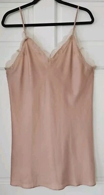 Vestido sin Mangas Victoria's Secret Camisón Rosa Polvoriento Malva Para Mujer Grande Ribete de Encaje Foto 1 de 4