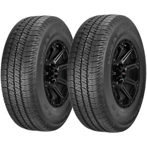 (QTY 2) P275/60R20 Goodyear Wrangler SR-A 114S SL Black Wall Tires