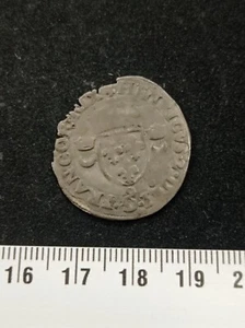(Piece) Mint Royal Henri II Douzain Of Croissants 1550 Rennes - REF10504J - Picture 1 of 2