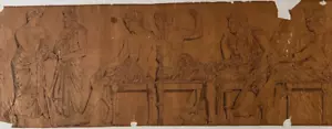 Dibujo antiguo pueblo original, mitología, Grecia siglo XIX - Imagen 1 de 8