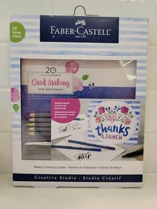 Faber Castell 20 minute studio card making New creative Studio - Picture 1 of 3