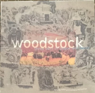 Woodstock 25th Anniversary Collection 4 cd box set Rock, Folk And World used - Image 1 of 4