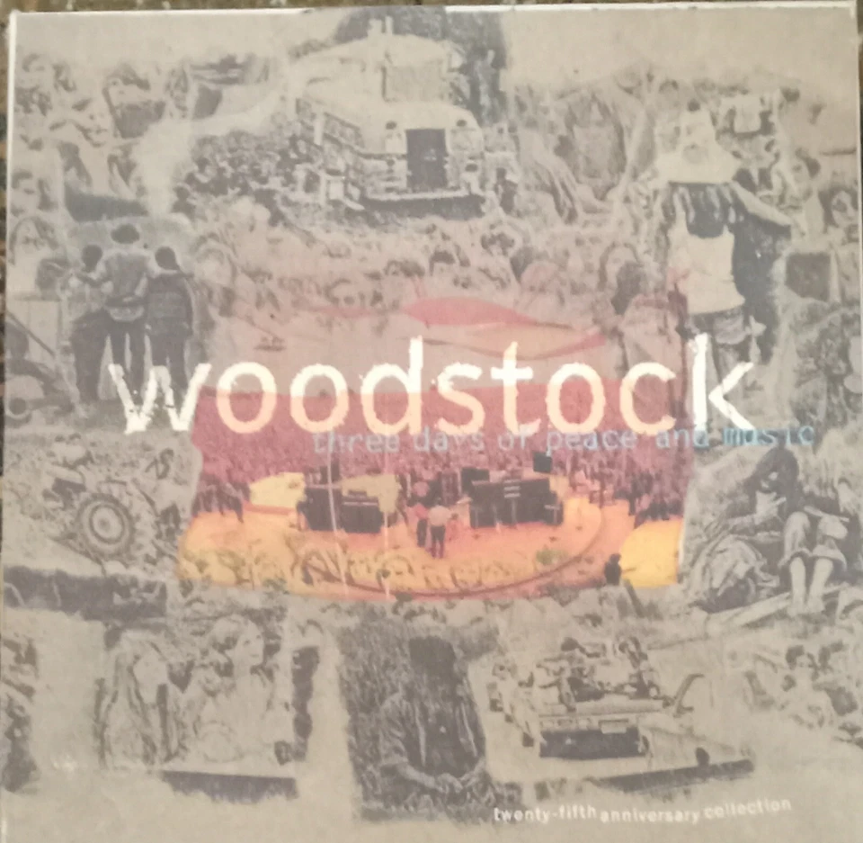 Woodstock 25th Anniversary Collection 4 cd box set Rock, Folk And World used - Image 1 of 4