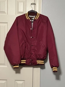 Vintage 70’s/80’s Pla-Jac by Dunbrooke USA Made, University Varsity Jacket Sz L - Picture 1 of 9