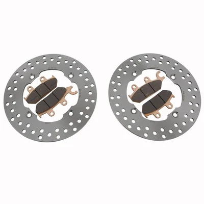 15-2016 Can-Am Commander Max LTD 1000 4x4 Front Brake Rotors & Brake Pads - Image 1 of 4