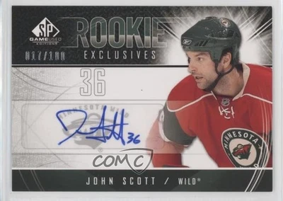 2009-10 SP Game Used Edition Rookie Exclusives /100 John Scott #RE-JS Auto RC - Image 1 of 2