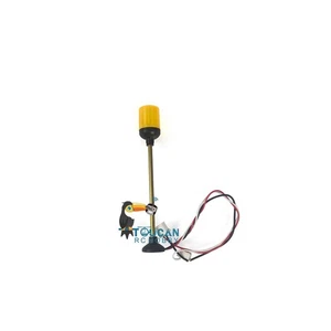1/16 Henglong Plastic LED Flashing Warning Light Caution Lamp Yellow for RC Tank - Picture 1 of 1