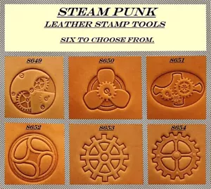 Craftool / Ivan 3 D - STEAM PUNK - Leather Stamp Tools - 6 Variations - Picture 1 of 11