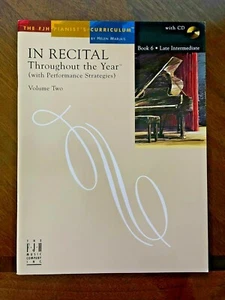 In Recital Throughout the Year with Performance Strategies-Vol. 2 Book 6-with CD - Picture 1 of 4