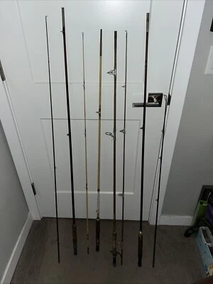 Лот из 4 винтажных нахлыстовых удочек Montague - Sportfisher - Great Lakes неизвестные - Изображение 1 из 4