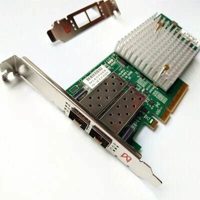 Qlogic Brocade BR-1860-2F dual port 16Gb FC HBA SFP 10G Network Card BR1860-2F - Image 1 of 4