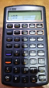 Hewlett Packard HP 10B2 Business/Financial Calculator w/ Slip Cover Works! - Picture 1 of 7