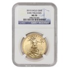 2015 $50 Eagle Ngc Ms70 Early Releases Er American Gold Bullion 1 Oz 22Kt Coin