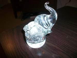 Leonard Crystal Elephant 4" tall - Picture 1 of 4