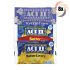 8 x sacs Act II variété saveur pop-corn micro-ondes | 2,75 oz | mélange et assortir les saveurs !