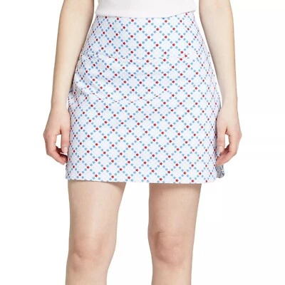 Lady Hagen Women's 17'' Tummy Control Golf Skort in Star Multi Plaid - Size S - Image 1 of 4