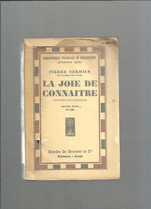 La Joie Di Sapere Ricordi di Un Geologo Pierre Termier Rif. E27H - Picture 1 of 1
