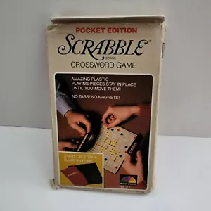 Vintage Scrabble Kreuzworträtsel Spiel Pocket Edition - Bild 1 von 9