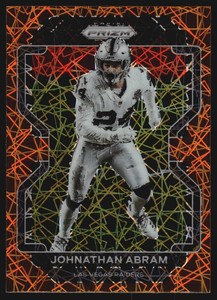 2021 Panini Prizm Prizms Lazer #182 Johnathan Abram