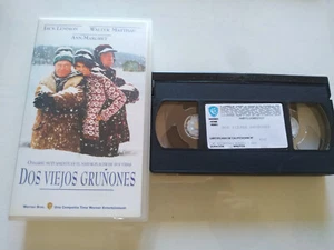 Dos Viejos Gruñones Jack Lemmon Matthau Margret - VHS Cinta Tape Español - Imagen 1 de 3