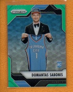 Domantas Sabonis 2016-17 Panini Prizm BK Rookie Green Prizms RC #255