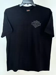 Harley Davidson T-Shirt Libertyville, IL, Lake Shore HD, Sz L - Picture 1 of 12