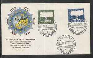 Germany 1957 Europe Cept of beautiful FDC - Picture 1 of 1