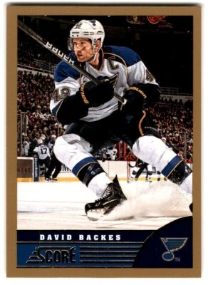 2013-14 Score Gold David Backes #437 St. Louis Blues - Image 1 of 2