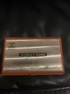 1982 Vintage Nintendo Donkey Kong Game and Watch DK-52 Working See All Pics - Picture 1 of 15