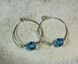 PENDIENTES CYNTHIA LYNN "CELEBRAR" PLATA SWAROVSKI DICIEMBRE PIEDRA DE NACIMIENTO - Imagen 1 de 1