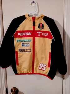 Disney Pixar Cars Youth 4 Yellow Zip Up Hooded Jacket. - Picture 1 of 4