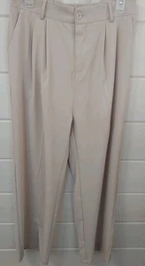 Women's Slacks Size M Wide Leg High Waisted Work Quit Luxury Capsule NWT - Picture 1 of 8