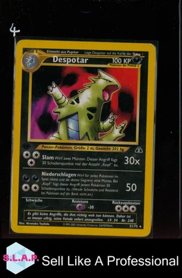 DESPOTAR POKEMON NON HOLO 1ST EDITION NEO ENTDECKUNG 31/75 2001 DEUTSCH - Bild 1 von 2