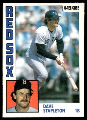 1984 O-Pee-Chee Dave Stapleton Boston Red Sox #249 - Image 1 of 2
