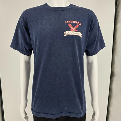 Vintage 1990s Lindbergh Eagles Renton, Washington "A. Olbera" T-Shirt (L) - Image 1 of 4
