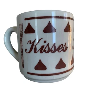 Vintage 1988 Hershey Chocolate Company Kisses Coffee Tea Mug  - Picture 1 of 3