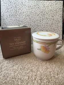 Vintage Tea Cup Mug Infuser Lid The Toscany Collection Floral, Cottagecore - Picture 1 of 9
